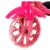 Patinete Infantil Rosa Menina Miraculous LadyBug 3 Rodas Com Música e Luz Ajustável Pronta Entrega