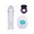 Anel Peniano com Vibrador + Masturbador Masculino Egg + Capa Peniana Transparente Sex Shop