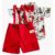 CONJUNTO MENINO FESTA TEMÁTICO infantil com Camisa Gravata Bermuda e Suspensório
