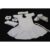 Kit de Ballet Branco infantil – modelo meia manga -saia transpassar- 7 peças do tamanho 2 ao 6