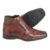 Bota Botina Escamada Masculina 100% Couro Legítimo Pinhão Casual Lançamento Ref 500