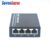 1 Par 4port RJ45 Fibra Media Converter Gigabit Ethernet Conversor De Mídia De Solteiro 1000 M