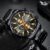 Curren Relógio Masculino Moda Quartz esportivo em aço inoxidável à prova d’água 8351