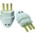 Plugue Macho Branco 20a 2P+T Maciço Radial 1501.141