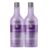 Kit Shampo e Condicionador Cicatrifios Inoar Loiro Perfeito 800ml Matizador Neutralizador Cabelos Platinados Grisalhos