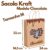 Sacola Kraft P M G 25 unidades Personalizada Sacola de Papel
