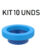 Kit Com 10 Unidades Anel De Vedação Bacia Vaso Sanitário Com Guia