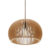 Lustre GG Marrom Mdf Luminaria Pendente Area Churrasco/cozinha
