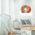 Lustre GG Marrom Mdf Luminaria Pendente Area Churrasco/cozinha