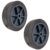 Par Roda 4 Polegada Churrasqueira Carrinho Feira Grama 15 Kg Carga Reforçada Mini CSK RLM