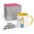 Caneca xícara de cerâmica porcelana personalizada com sua arte e embalagem para presente