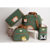 Kit Bolsas de Bebê 4 Peças Maternidade Família Safari + Pingente Bichinhos