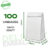 Saco Branco Liso 100un Para Delivery Embalagens Para Entregas 18×10,5×24 Liso