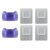 Kit Calço Trilho Deslize Banco Vw Gol Bola G3 G4 G5 G6 Parati Bola G3 G4 Saveiro Bola G3 G4