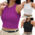 KIT 3 cropped Simples Básico Regata & Camisa de Malha Canelada Premium