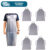 Kit 5 Avental De Vinil Pvc Transparente Impermeável Para Cozinha Limpeza Açougueiro Churrasco