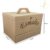 Maleta Manicure com Alça Porta Esmalte Gavetas Expositora 63 Divisórias Mdf Cru