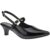 Slingback Feminino Scarpin Salto Baixo Bico Fino 205-01