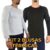 Kit c/ 02 Blusas Masculina Térmica Pelúciada Manga Longa Segunda Pele Inverno