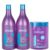 kit capilar Bomba de vitaminas shampoo e condicionador 1Litro + máscara creme de hidratação1kg Ahazo
