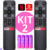 Kit 2 Controle Remoto Para Tcl Tv 4K Smart Netflix Globoplay Com Pilhas