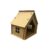 Casinha de Madeira N1 Para Cachorros Cães Porte Pequeno Feito de Madeira Mdf Casa Pet Numero 1 Promoção Frete Grátis Tamanho 1