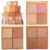 Paleta de Iluminadores Glow Tri da Ruby Rose HB-7523