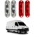 Lanterna Vigia Delimitadora Teto Van Escolar Ducato Sprinter Lateral Baú Led Bivolt