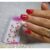 Kit 300 adesivos de unhas 3D para decoração de unha – 30 cartelas (150 pares)
