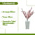 Planta Artificial Cerejeira Rosa Bebe Com Vaso De Rattan Decorativo