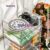 Caixa organizadora 20x15x5cm acrilica multiuso transparente tampa flip articulável – Resistente 3mm