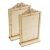 Kit 12 display mini painel mdf cru placa porta foto 10×15 centro de mesa decoração caixa cenário