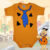 Body bebê Fred Flintstones / Temático / Mesversário e Personalizado