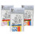 Kit Colorir Com Giz e Massinha 15 Unidades Para Lembrancinhas Tema Casamento Festa Infantil