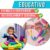 Kit 12 Poptube Fidget Toys Pop It Tubo Colorido Estica e Volta Sensorial Descompressão Anti Stress