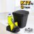 Kit Pia Porta Detergente/Rodo de Pia/Lixeira Cozinha Area Gourmet Banheiro Conjunto Pia