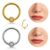 Piercing Septril Rook Conch Nariz Argola AÇo CirÚrgico Segmento Articulado Pvd Strass Lomiss piercing
