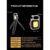Chaveiro Multifuncional Com Abridor e Lanterna LED Portátil USB Com 3 Modos de Iluminação MT047 MT154