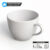 Jogo 6 Xicara Porcelana Branca Lisa Cha Cafe Leite 170ml Chicara Hotel Casa Cozinha