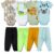 Kit 4 Peças de Roupas para Bebê Menino (2 Body Curto + 2 Calça Mijão) Kit 2 Body Roupa Infantil Bebê