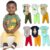 Kit 4 Peças de Roupas para Bebê Menino (2 Body Curto + 2 Calça Mijão) Kit 2 Body Roupa Infantil Bebê