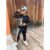 Conjunto de inverno infantil menino urso veste do 4 ao 16