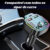 Transmissor FM Bluetooth, Adaptador Bluetooth para carro, modulador sem fio Mp3 Player Carregador Duplo Usb