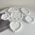 Molde Silicone Bandeja Artesanato Bricolagem Prato de Joias Gesso Cimento Concreto Resina Epóxi