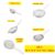 Conjunto 5 Ou 3 Peças Peneiras Coadores Inox 18Cm 16Cm 14Cm 12Cm 10Cm Para Suco Grãos Universal