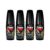 4 Polidor De Sapatos Casa Km Couro Bom Flex Preto Marrom Incolor Resiste Água Muito Mais Brilho 40ml