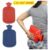 OFERTA Bolsa Térmica 1.5L Ou 700L De Água Quente Compressas Aliviar Dores Emborrachada Multiuso