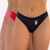 Kit 5 Tanga Playboy Feminina Lingerie Confortável Logo Calcinha Lisas Qualidade Poliamida
