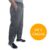 kit 3 calças tactel masculina com bolso, reforçada sem vies