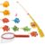 kit pesca completo, Molinete com linha e anzol, 8 peixinhos, Cesta para pegas os peixes, carretilha, pescaria, Pesca